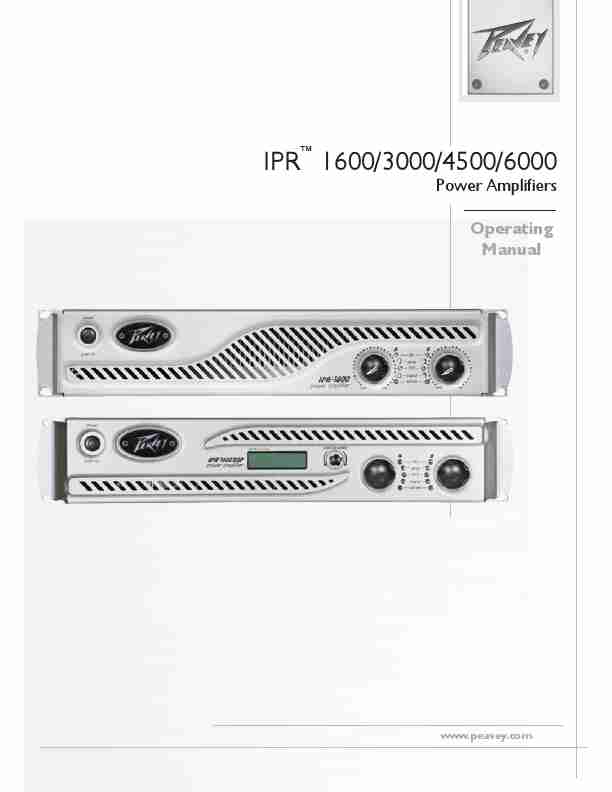Peavey Car Amplifier IPR 1600-page_pdf